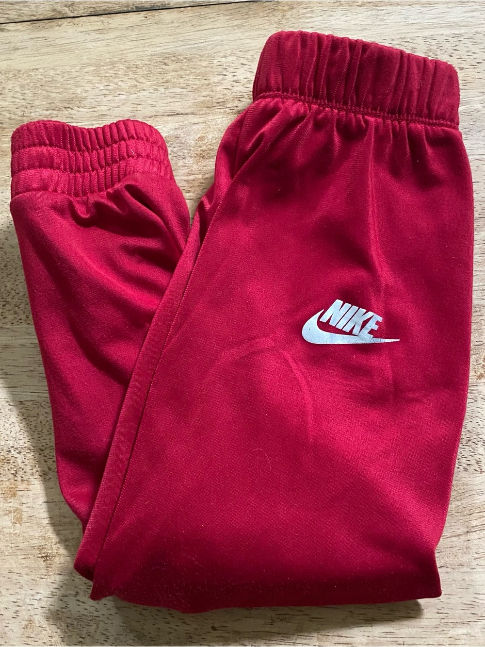 Nike Kids’ Sz 4T Red Poly Joggers